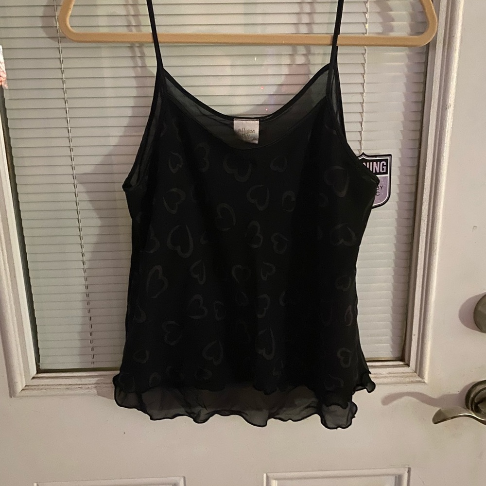 Gilligan & O'Malley Black Heart Camisole